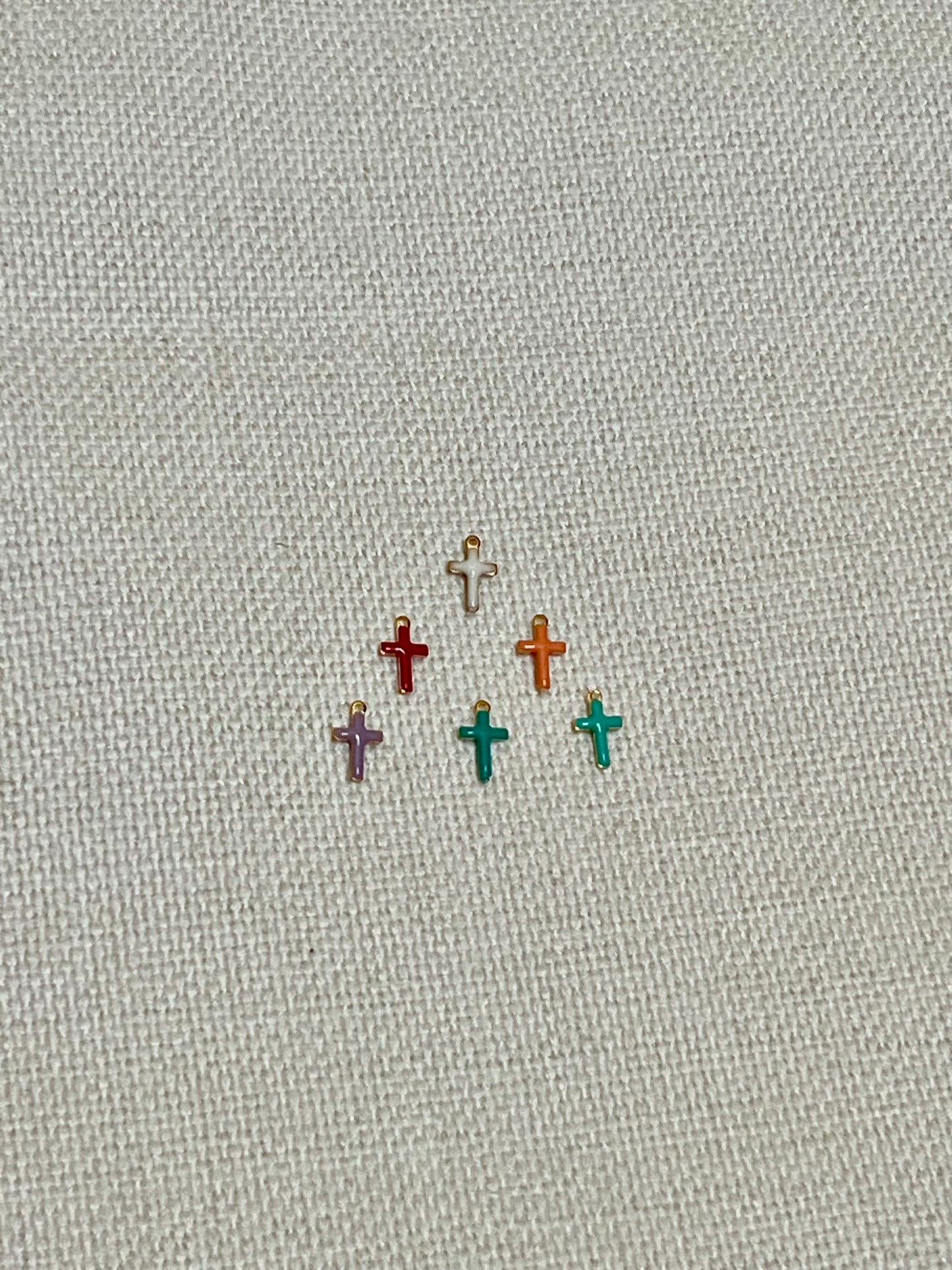Faith Pop β Mini Enamel Cross Charms