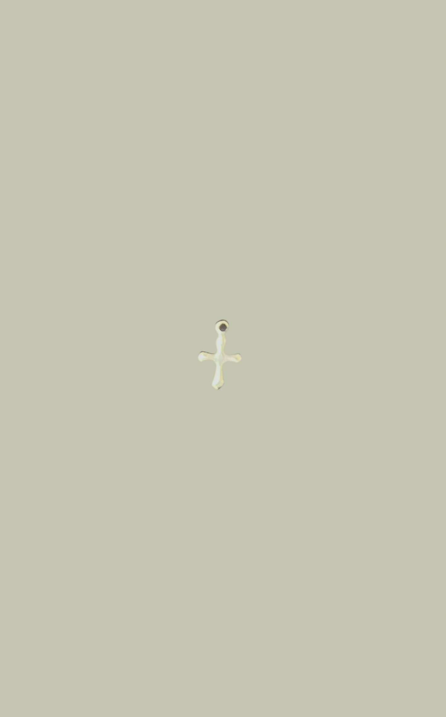 Tiniest Gold Cross
