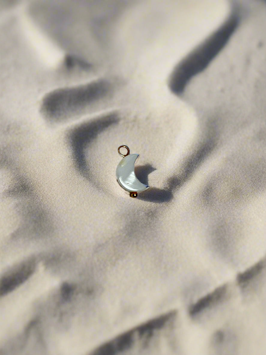 Shell Moon Charm