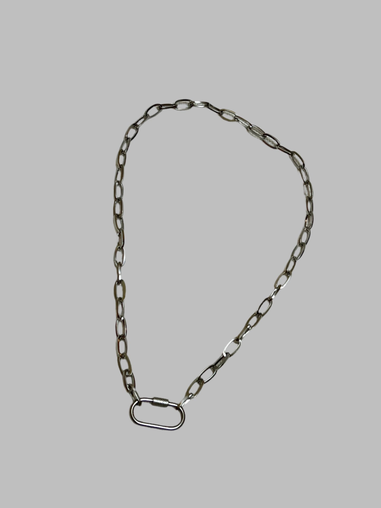 Carabiner Clasp Charm Necklace