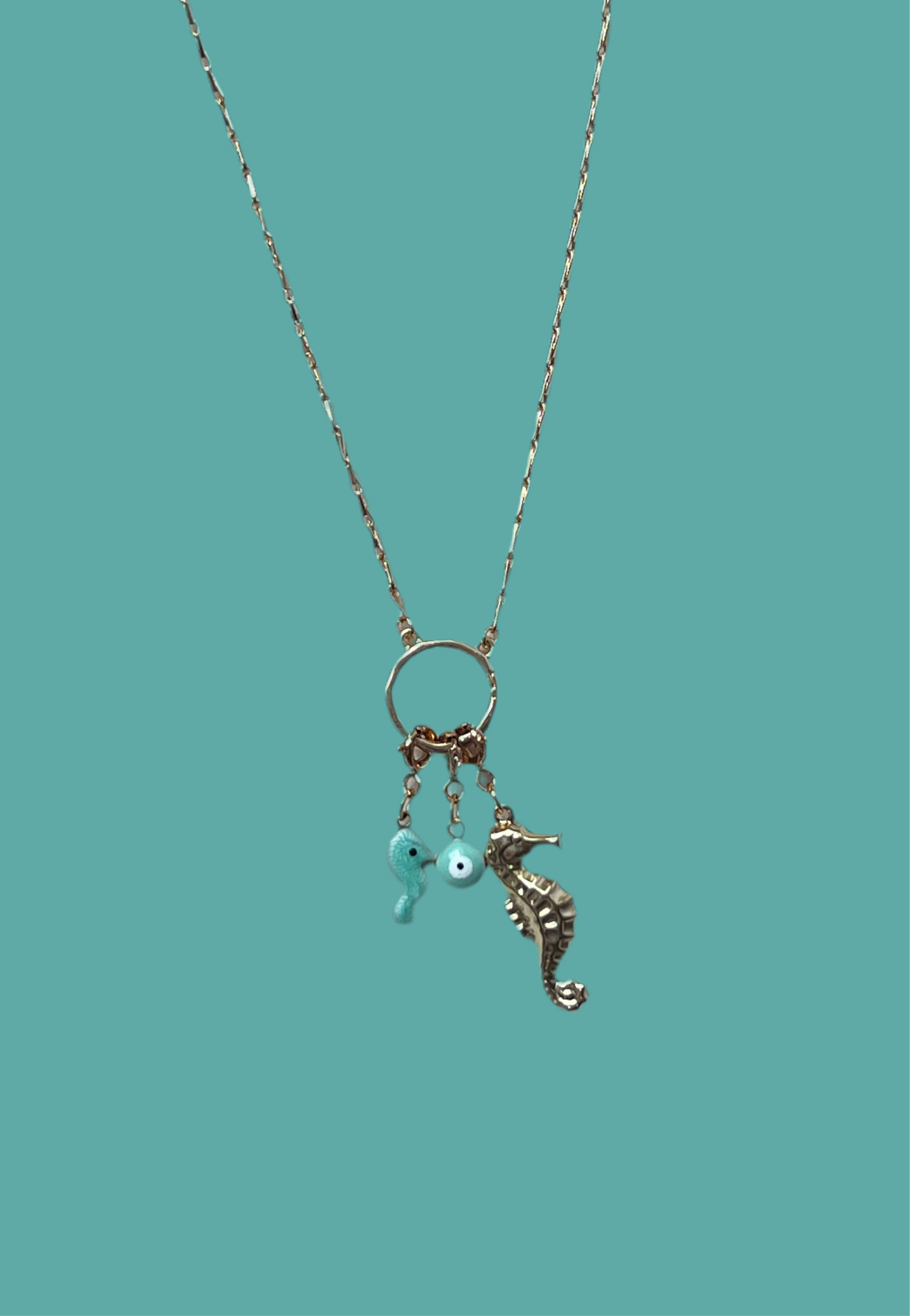 O Ring Charm Necklace