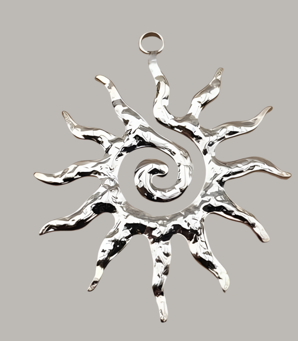 Large Twist Sun Charm