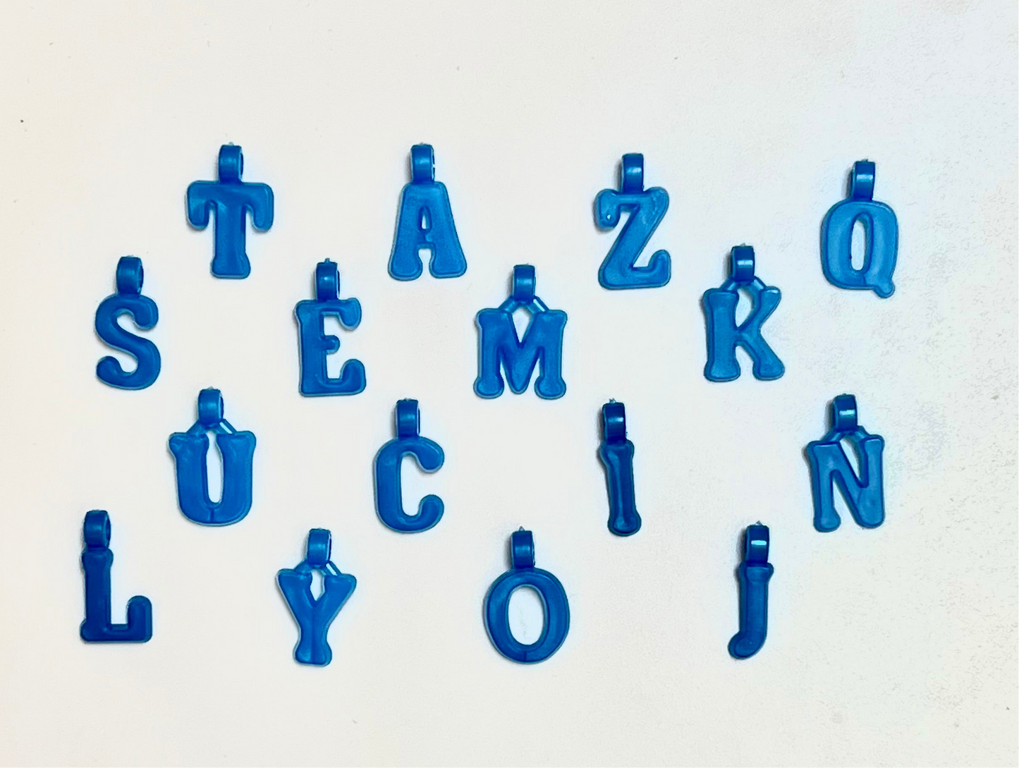Navy Blue Letters