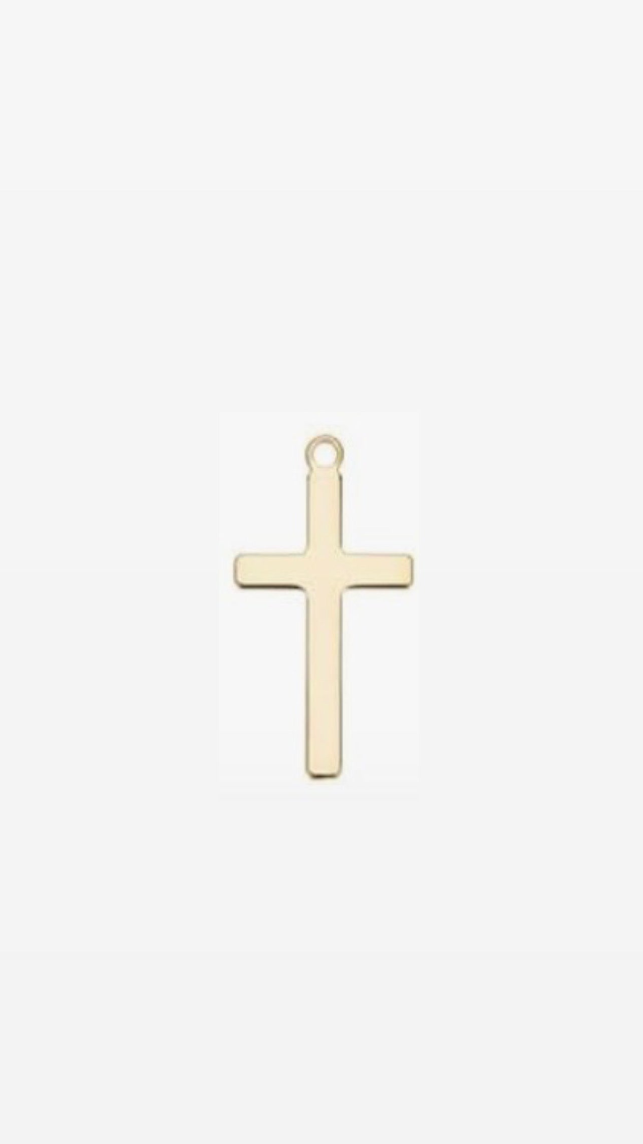 Gold Simple Cross
