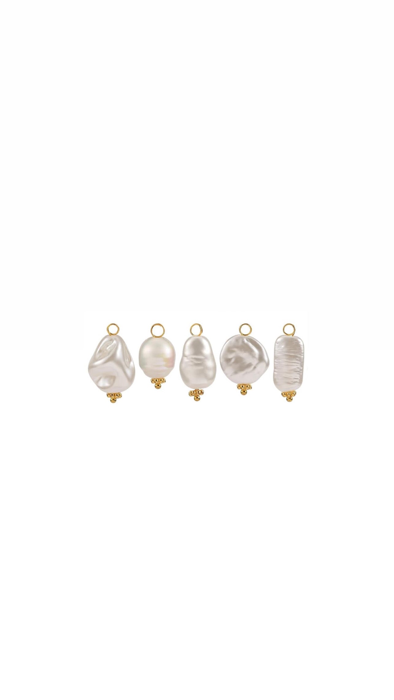 Seafoam Pearl Charm