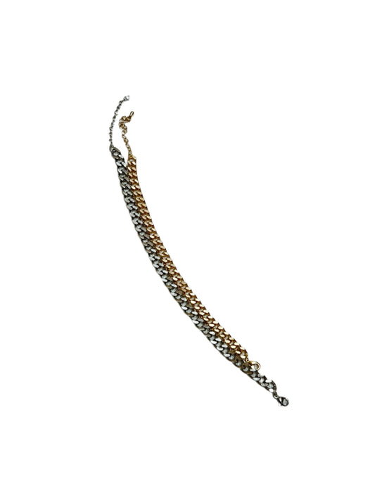 Thick Cuban Link Charm Bracelet