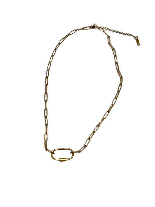 Carabiner Clasp Charm Necklace