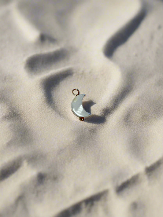 Shell Moon Charm