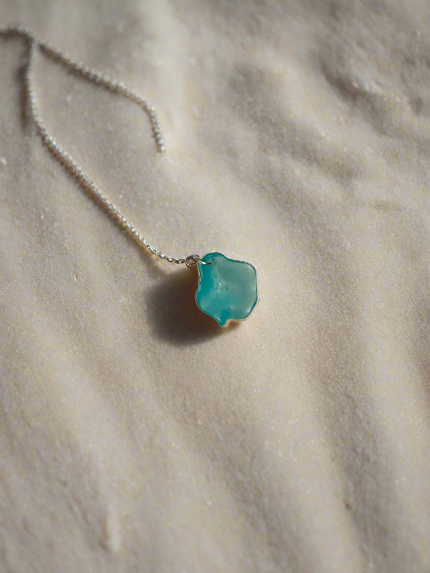Sea Glass Wave Charm