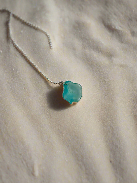 Sea Glass Wave Charm