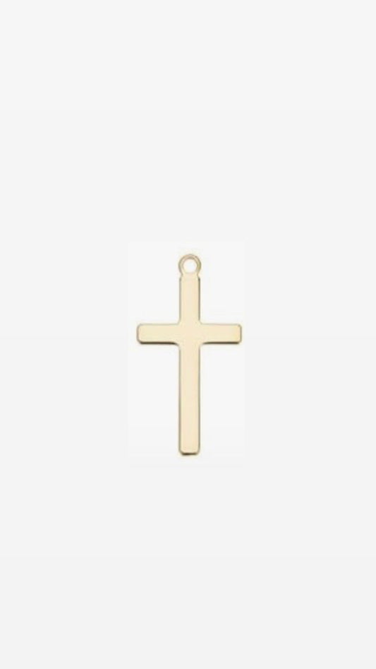 Gold Simple Cross